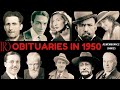 Obituaries in 1950-Famous Celebrities/personalities we've Lost in 1950-EP 1-Remembrance Diaries