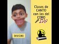 clases de canto con las del coro davising