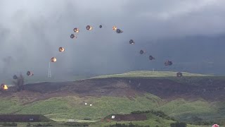 特科大隊の精密射撃が富士山を描く!! / Type99 155mm self-propelled howitzer in Action