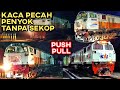 RUSAK PARAH ! HABIS NABRAK !! DAN LANGSIRAN PUSH PULL LOKOMOTIF DI DEPAN BELAKANG