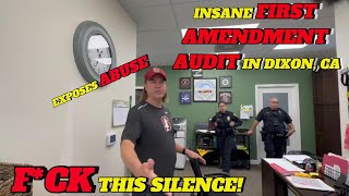 Police Overreact to Legal Free Speech – Epic First Amendment Audit Dixon, CA
