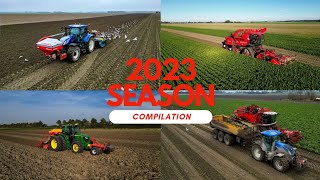 Farming in The Netherlands | Compilation 2023 season | Harvesting, sowing, ploughing \u0026 planting