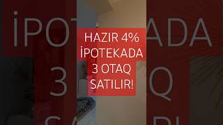 Hazır 4% ipoteka! Əhmədli qəsəbəsi! 0703052222