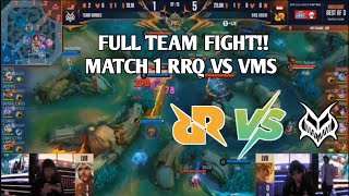 FULL TEAM FIGHT!! MATCH 1 RRQ VS VMS BO 3 BABAK KNOCKOUT STAGE M6 WORLD CHAMPIONS