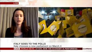 ISD's Julia Ebner discusses the far right in Italy for BBC World