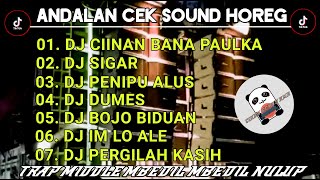 ANDALAN CEK SOUND || DJ  CIINAN BANA PAULKA X SIGAR BASS NULUP MBEDIL MBEDIL TERBARU 2024