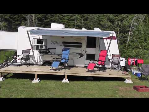 How to build a moveable RV deck How to build a moveable RV deck