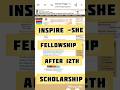 Inspire-she fellowship #inspire #inspireshe #inspireshefellowship @abcsofbiology