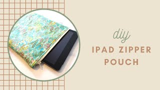 ODIF DIY - Create your own Ipad zipper pouch