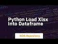 python load xlsx into dataframe