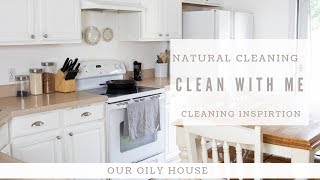 My First Clean with Me Video | Natural Cleaning Products for the Entire House | Cleaning Motivation