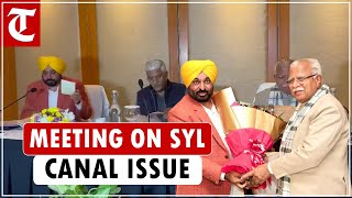 SYL row: CM Bhagwant Mann reiterates Punjab’s old stand in meeting with Haryana CM Khattar