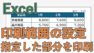 エクセル(Excel)で印刷範囲を設定する方法【点線・青い線についても解説】