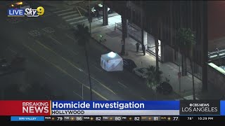 LAPD investigating homicide in Hollywood