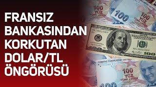 Fransız bankasından korkutan dolar/TL öngörüsü