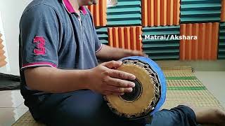 Mridangam practice techniques using Basic Syllables - Sai Shiv - Part 14