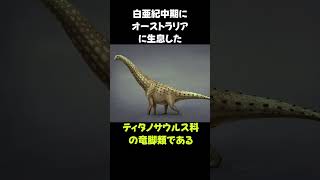 2005年に見つかった恐竜「ディアマンティナサウルス」の生態 #動物 #生き物 #shorts #雑学 #豆知識 #おもしろい