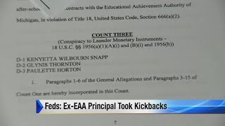 Feds: Ex-EAA principal took kickbacks