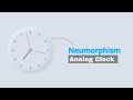 CSS Neumorphism Working Analog Clock UI Design | JavaScript Clock