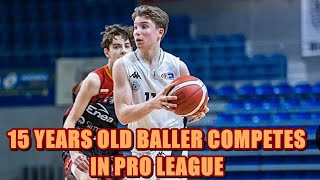 15 YEARS OLD BALLER COMPETES IN PRO LEAGUE | BARTOSZ LAZARSKI | GAME HIGHLIGHTS | POLAND