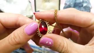 Georgian 18ct Gold Garnet Pendant (8.55ct), with 21\