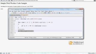 HTML 5 Web Worker Demo