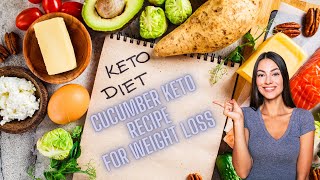 How to Lose Weight with Cucumber l Cucumber Smoothie l Keto Recipe l Diet Recipe l Cucumber Benefits