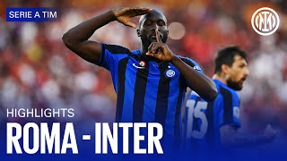 ROMA 0-2 INTER | HIGHLIGHTS | SERIE A 22/23 ⚫🔵🇬🇧