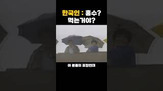 대자연을 대하는 우리나라 멘탈 레전드