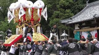 令和5年10月9日　五十鈴神社秋まつり 【山乃側太鼓台】