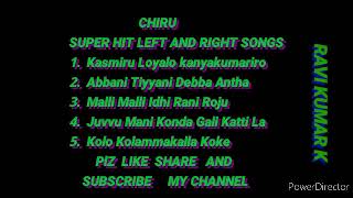 CHIRU SUPER HIT SONGS  # LEFT AND RIGHT SOUND #