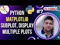 MatPlotLib Subplot, Display Multiple Plots || Python MatPlotLib Tutorial in Hindi #7