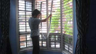 How to do rope/belt sirsasana on window rails | Yoga props usages