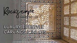 Custom Interior & Exterior Design - Marble Inlays & Carving - Craftsmen  // The Rockscape Company