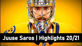 Juuse Saros | Nashville Predators | Highlights 20/21