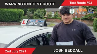 UK Practical Driving Test | Warrington Test Route | Josh Beddall | 2nd July 2021