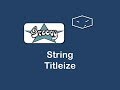 string titleize in groovy