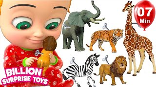 Animal Names - BillionSurpriseToys Nursery Rhymes, Kids Songs