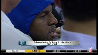 Andre Iguodala on his Injury  - Game 1 Preview | Warriors vs Cavaliers | 2018 NBA Finals