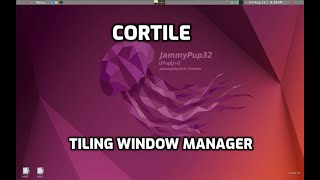 Cortile: tiling window manager in puppylinux