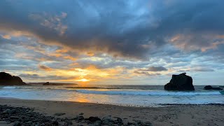 TimeLapse622【朝日に光る雲】日の出  朝焼け雲   雲のタイムラプス動画