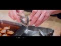 鮨ができるまで「煮蛤」sushi prep by chef ”common orient clam” 18 eng sub