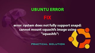 UBUNTU FIX: exec: "mount": executable file not found in $PATH