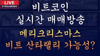 비트코인 실시간 매매방송- 산타랠리 가능성은?  [24년12월24일]