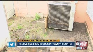 Town 'N Country neighborhoods begin flood cleanup