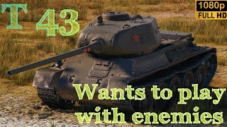 WOTB | T 43 wants to play with enemies | Amit Yadav