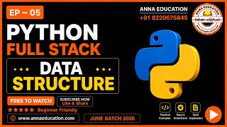 Data Structure in Python Tamil | Full Stack Python Course EP-05