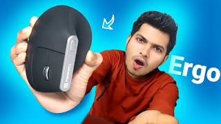 portronics ergo wireless mouse review 🔥 best vertical mouse india