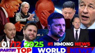 XOV XWM HMOOB#1 WORLD NEWS: 01/12/2025🎯NKOREA \u0026 NTIAJ TEB, UKRAINE, ROMANIA, RUSSIA TRUMP \u0026 HAMAS