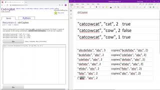Recursion - 1 (strCopies) Java Solution || Codingbat.com